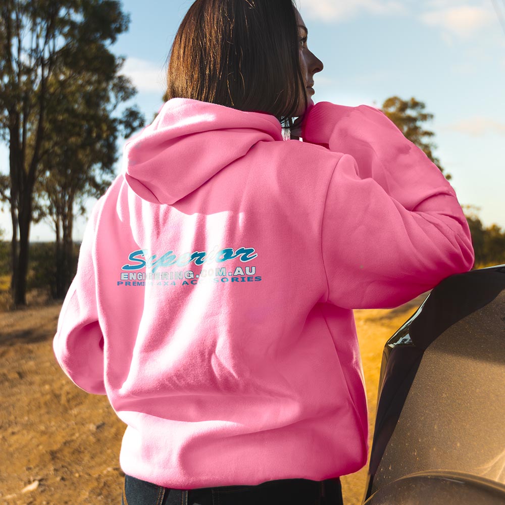 Superior Unisex Hoodie Hot Pink (Each) - SUP-HOODIE-U-HPK-XXX